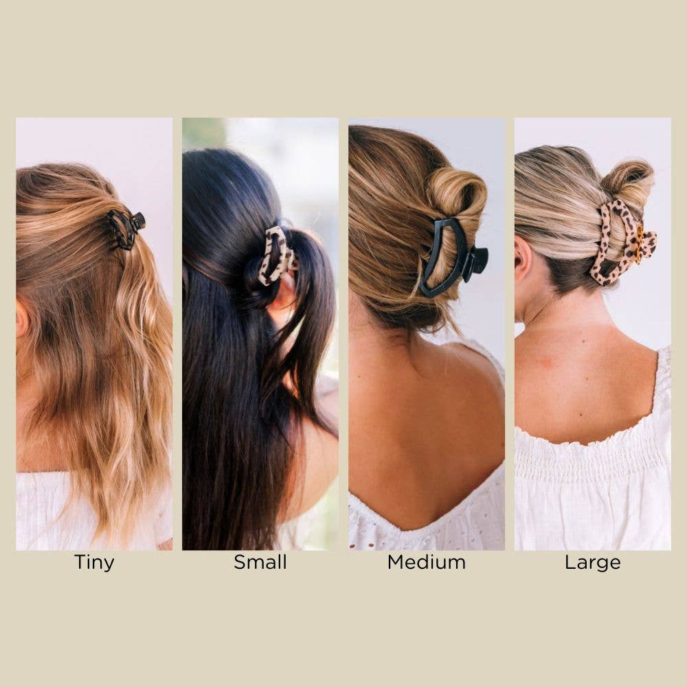 Open Hair Clip | Tiny | Almond Beige
