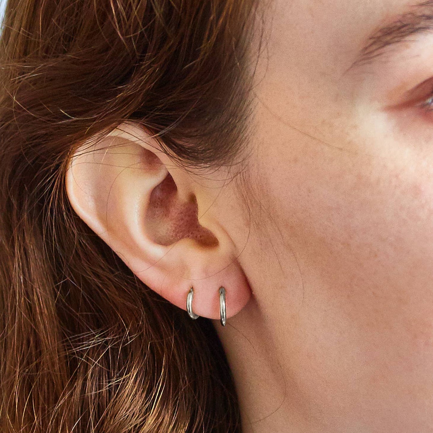 Silver Double Pack- Mini Hoop Earrings