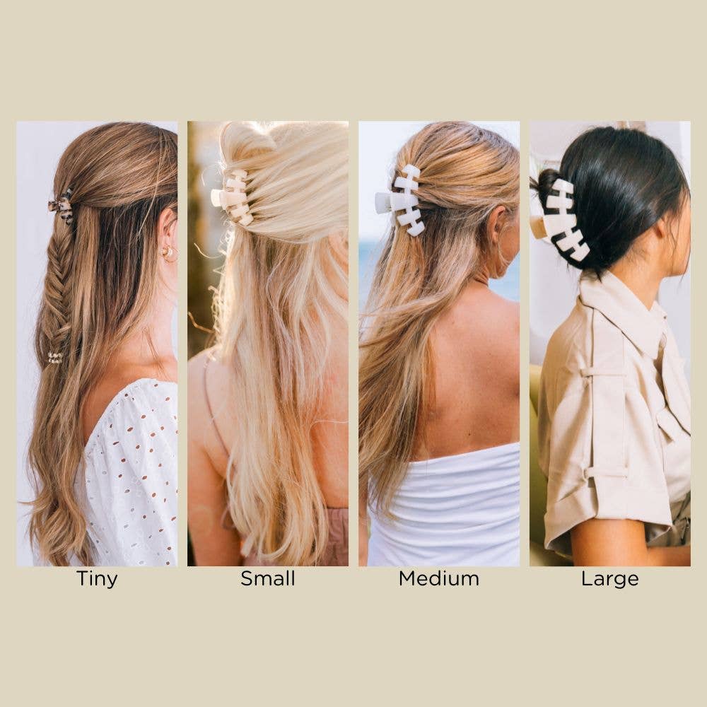 Classic Hair Clip | Tiny | Almond Beige