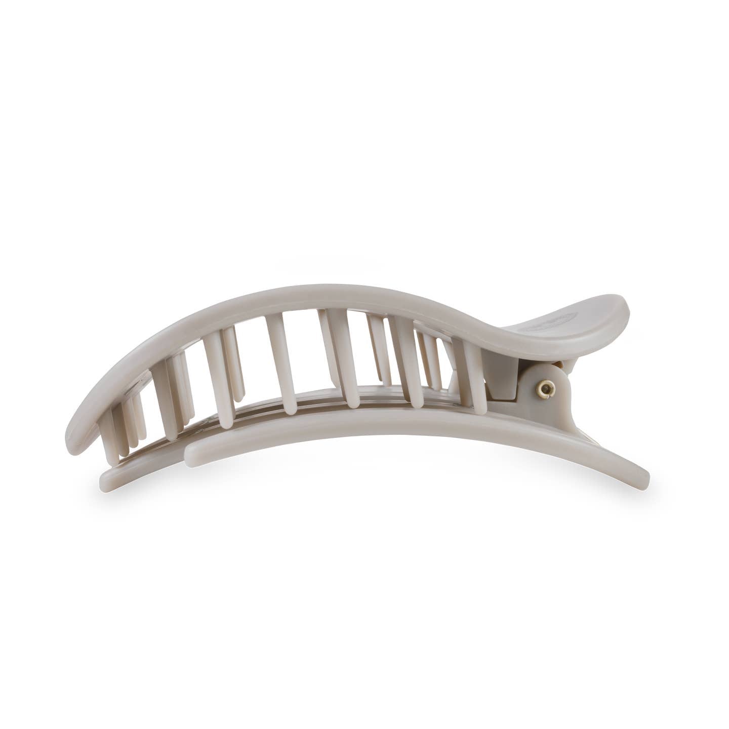 Silver Flames Flat Round Clip
