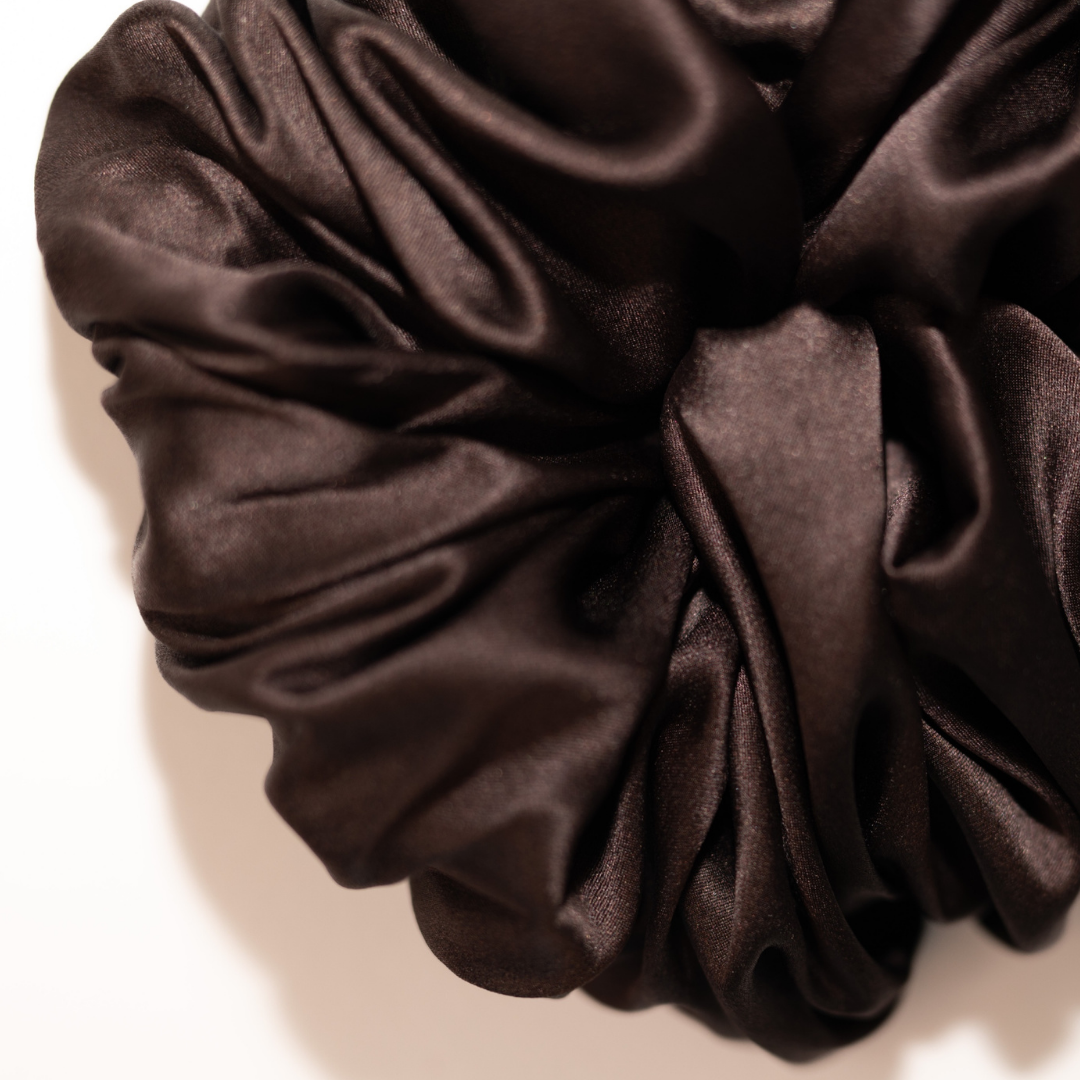 Espresso XL Silk Scrunchie