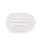 Round Flat Hair Clip | Small | Coconut White