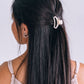 Open Hair Clip | Tiny | Almond Beige