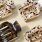 Square Flat Hair Clip | Med. | Blonde Tortoise