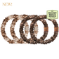 Honey Bronde / Deep Bronde - Hair Match Silk Scrunchies