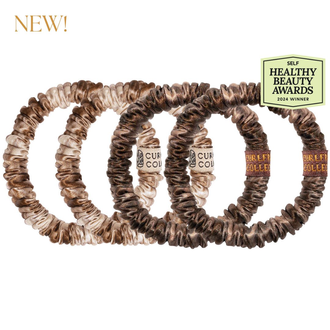 Honey Bronde / Deep Bronde - Hair Match Silk Scrunchies