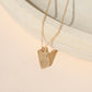 Moon + Back Necklace