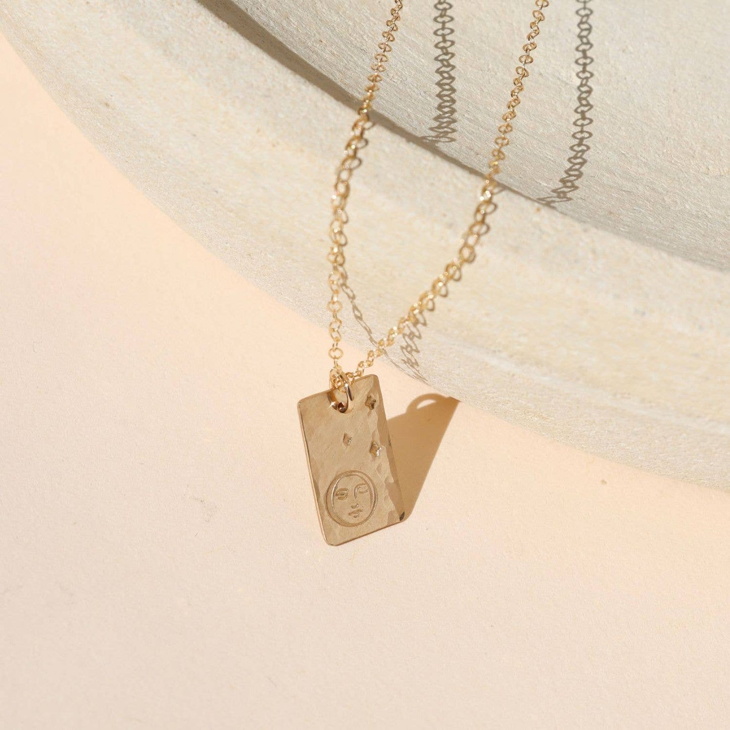 Moon + Back Necklace