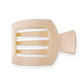 Square Flat Hair Clip | Large | Almond Beige