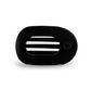 Flat Round Jet Black Clip