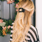 Round Flat Hair Clip | Small | Jet Black
