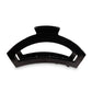 Open Jet Black Hair Clip