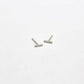 Silver Mini Bar Earrings