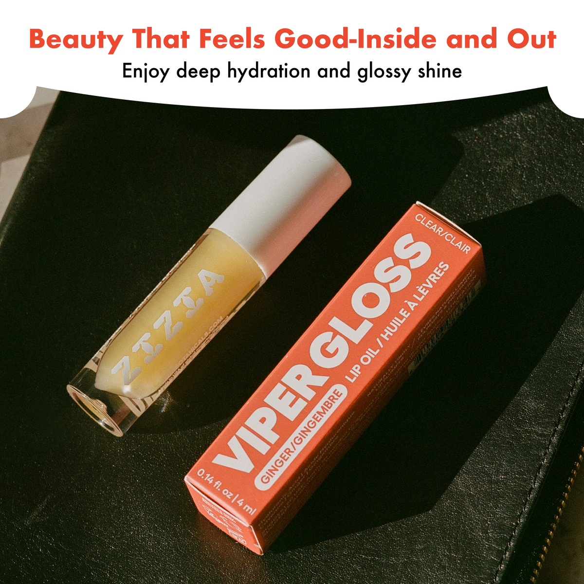 Zizia Viper Lip Gloss - Ginger Lip Plumper Oil