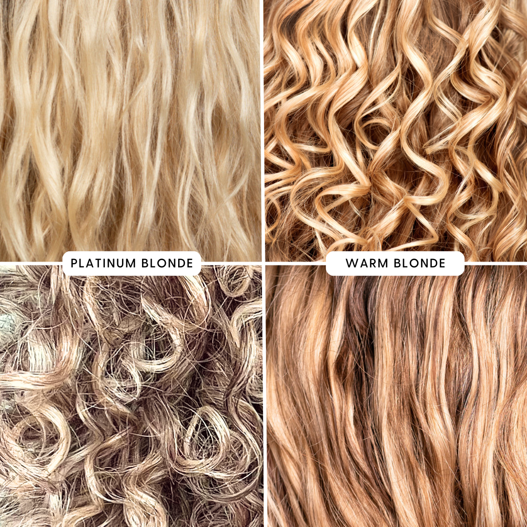 Platinum Blonde/Warm Blonde - Hair Match Silk Scrunchies