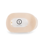 Round Flat Hair Clip | Small | Almond Beige