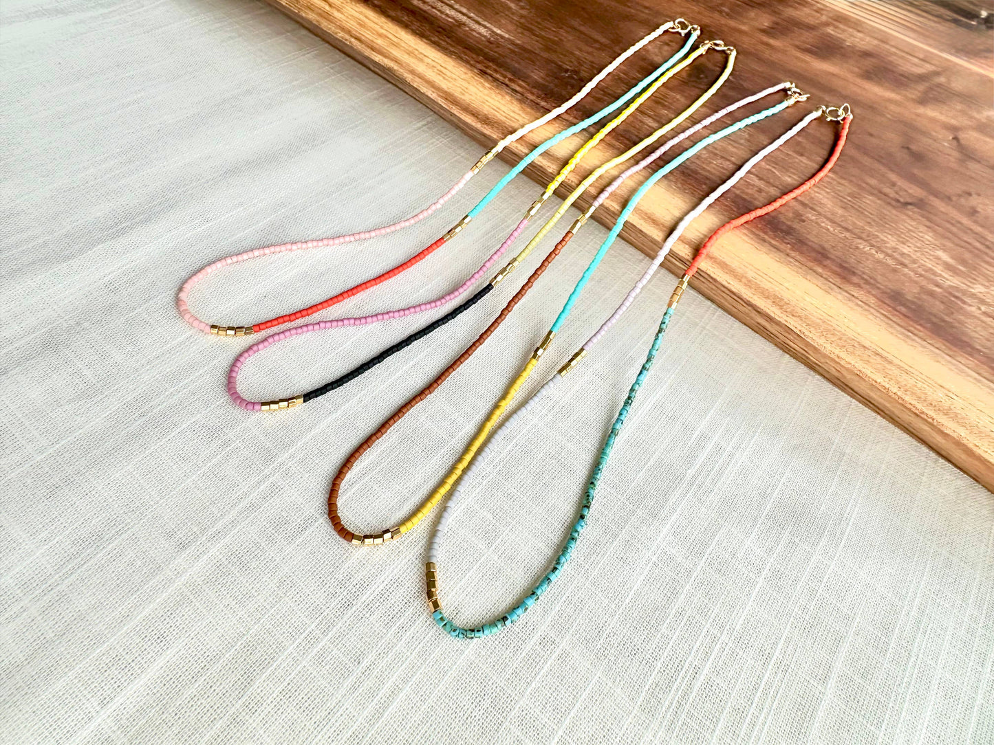 Cassis Beaded Necklace