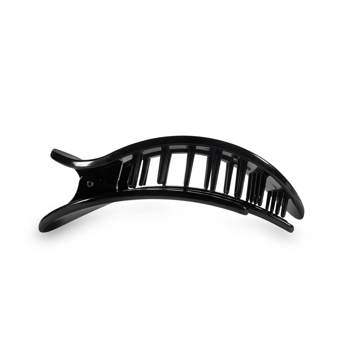 Flat Round Jet Black Clip