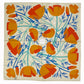 California Poppies Silk Scarf