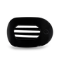 Round Flat Hair Clip | Large | Jet Black