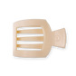 Square Flat Hair Clip | Medium | Almond Beige