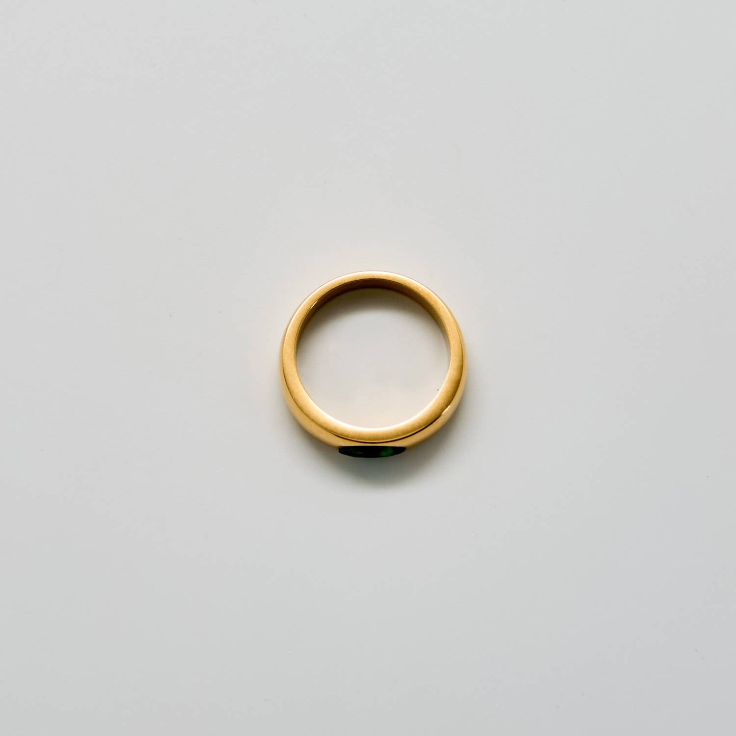 Green Marquise Stacking Ring