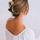 Open Jet Black Hair Clip