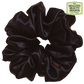 Onyx Black Silk Scrunchie