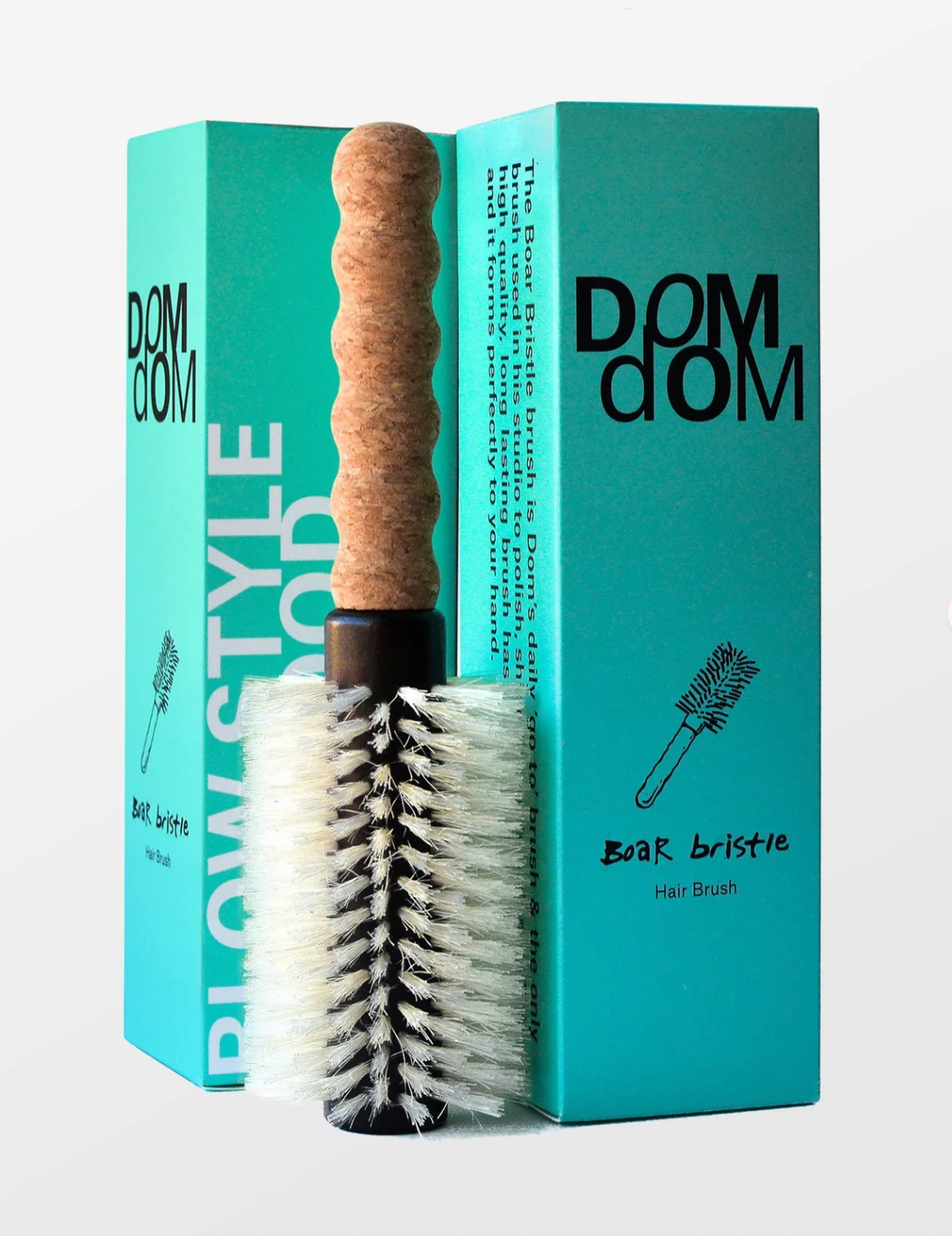 Dom Dom Round Boar Bristle Brush