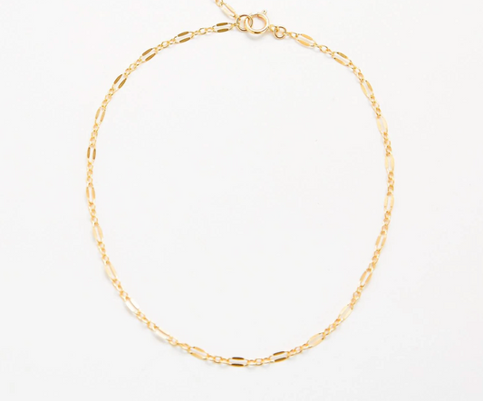 Dainty Double Link Chain Anklet