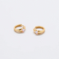 Opal Mini Huggie Hoop Earrings
