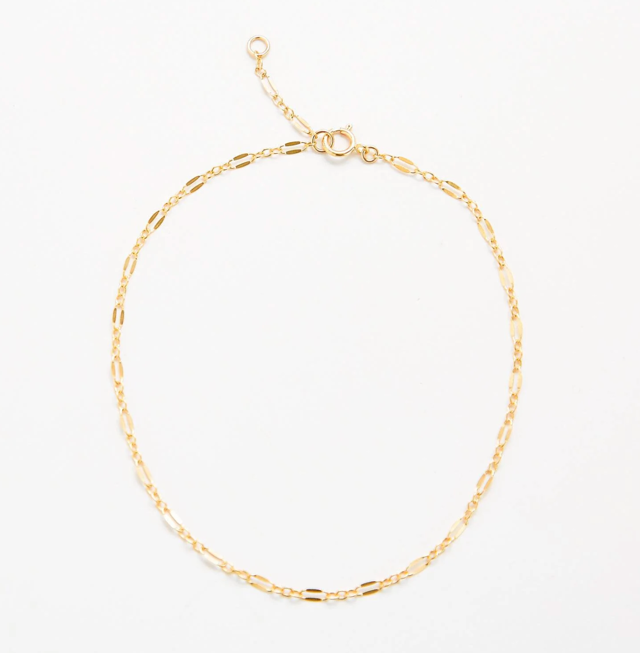 Dainty Double Link Chain Anklet