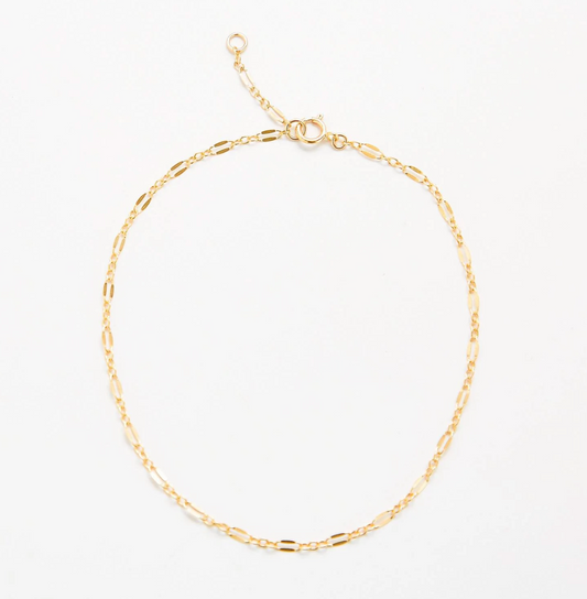 Dainty Double Link Chain Anklet