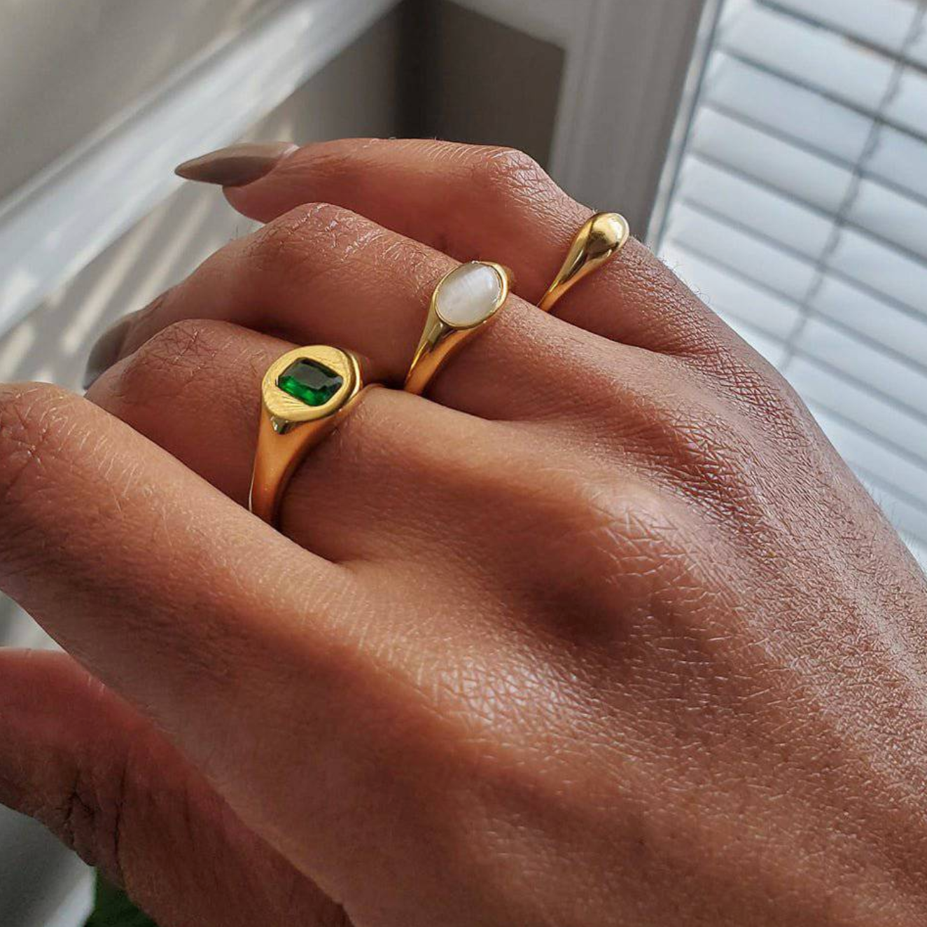 Mini Dome Signet Ring