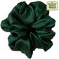 Emerald Green Silk Scrunchie