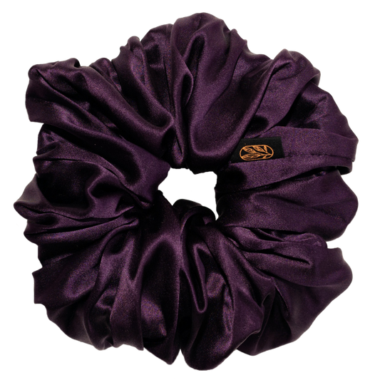 Amethyst Silk Scrunchie