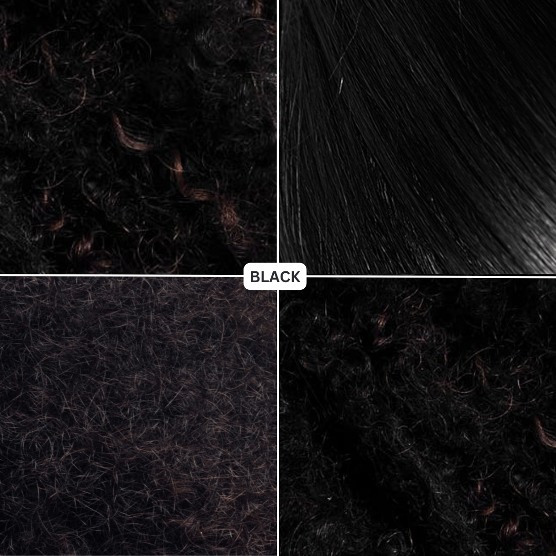 Onyx Black- Skinny Scrunchies