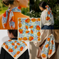 California Poppies Silk Scarf