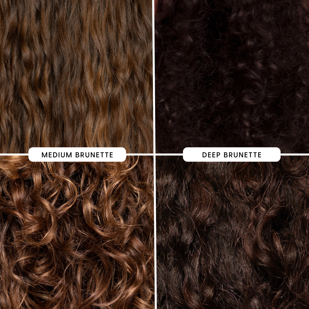 Medium Brunette / Deep Brunette - Hair Match Silk Scrunchies
