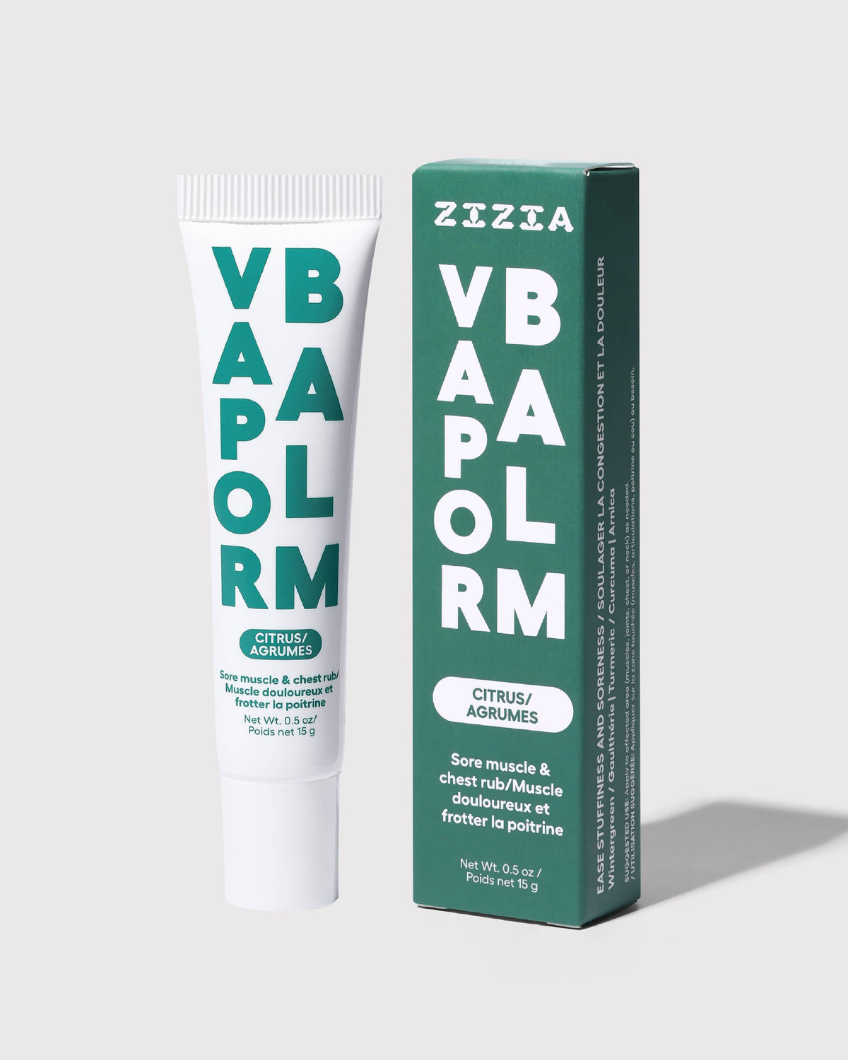 Zizia Vapor Balm Tube - Arnica Sore Muscle and Chest Rub