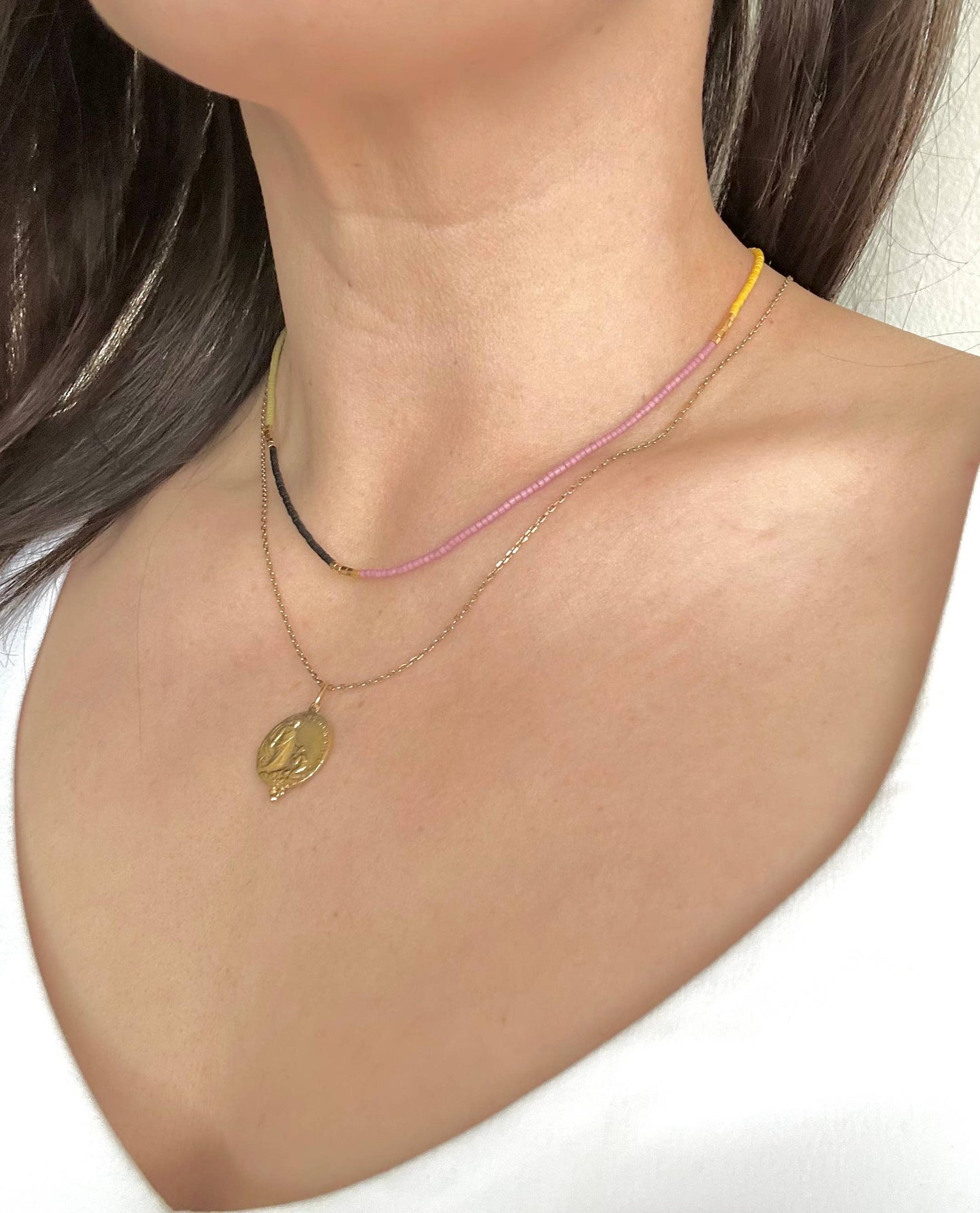 Cassis Beaded Necklace