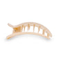 Flat Round Almond Beige Hair Clip