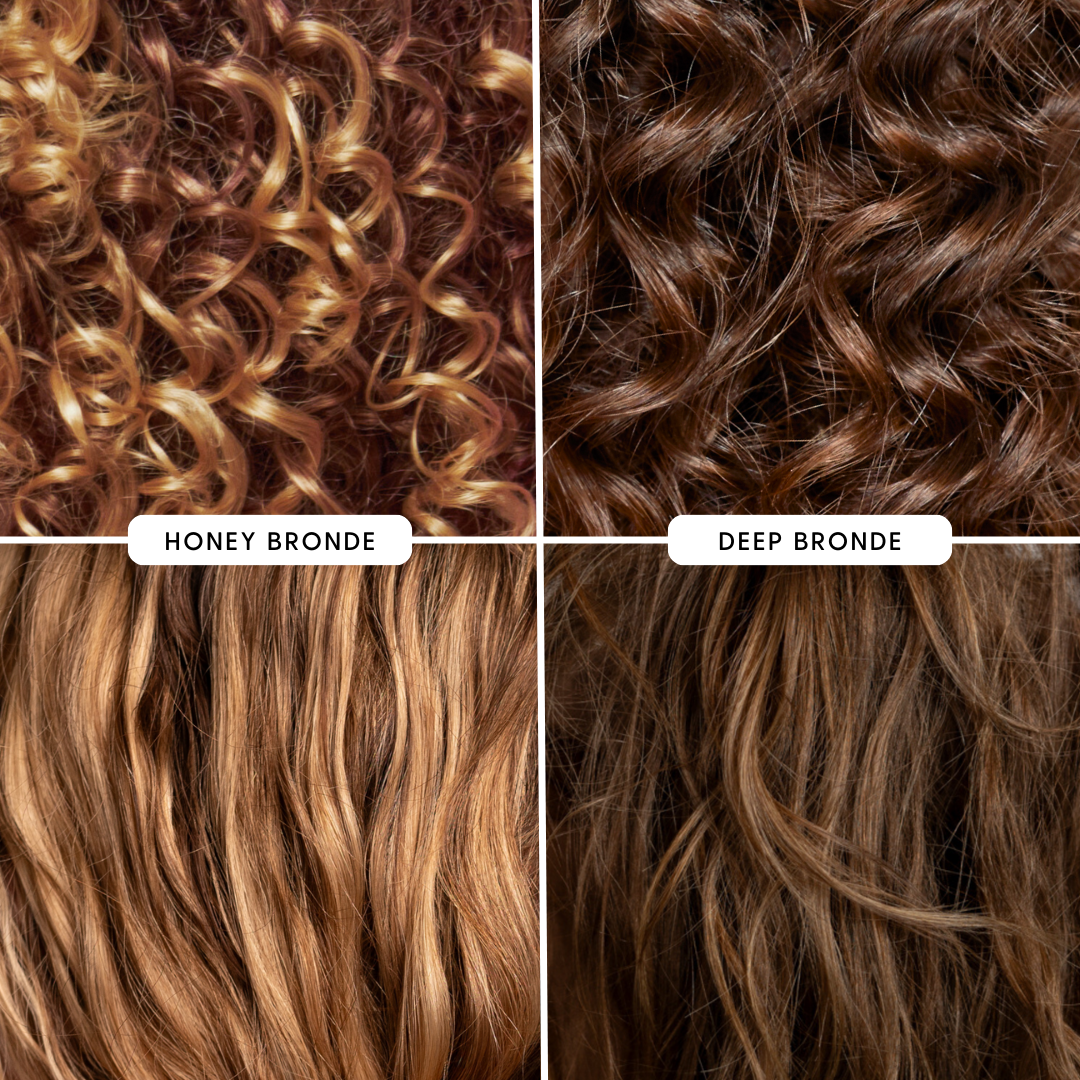 Honey Bronde / Deep Bronde - Hair Match Silk Scrunchies