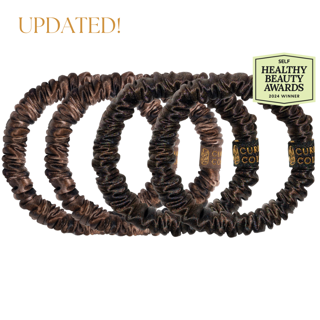 Medium Brunette / Deep Brunette - Hair Match Silk Scrunchies
