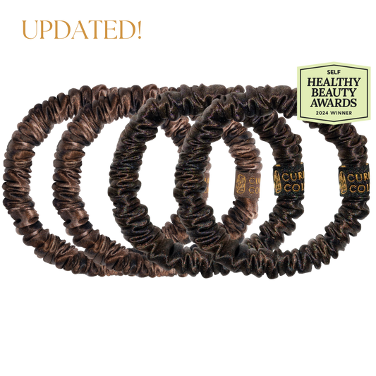 Medium Brunette / Deep Brunette - Hair Match Silk Scrunchies