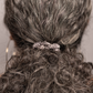 Silver/Gray - Hair Match Silk Scrunchies