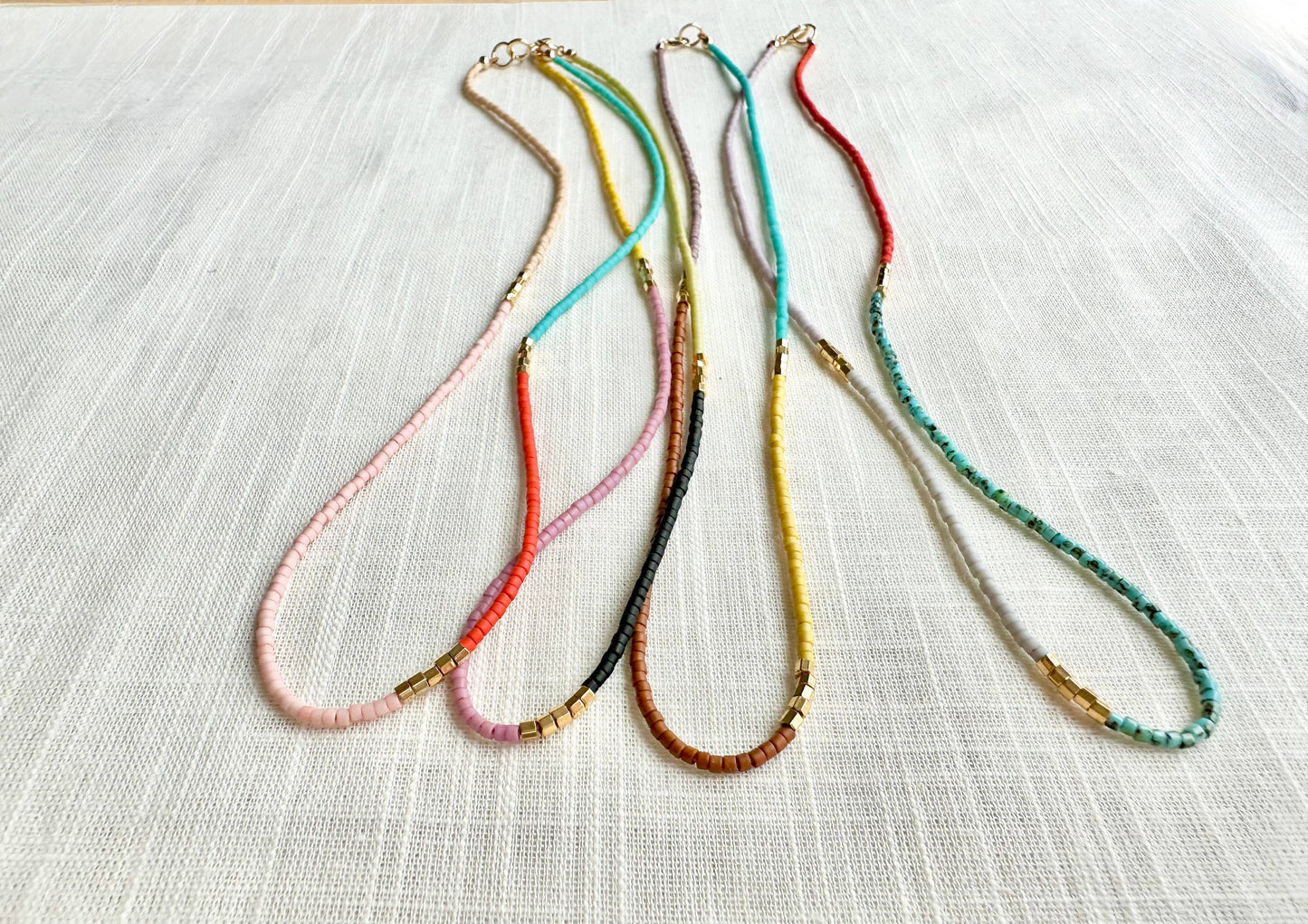 Cassis Beaded Necklace
