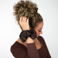Espresso XL Silk Scrunchie