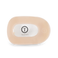 Round Flat Hair Clip | Large | Almond Beige
