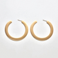 Medium Flat Hoop Earrings